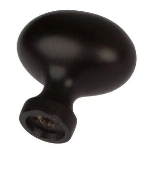Liberty 1-1/4 Large Football Cabinet Knob Dark Oil Rubbed Bronze  Pack of 6