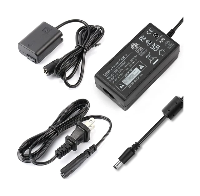 F1TP AC-PW20 AC Power Adapter NP-FW50 Dummy Battery Kit for Sony Alpha A5100 ...