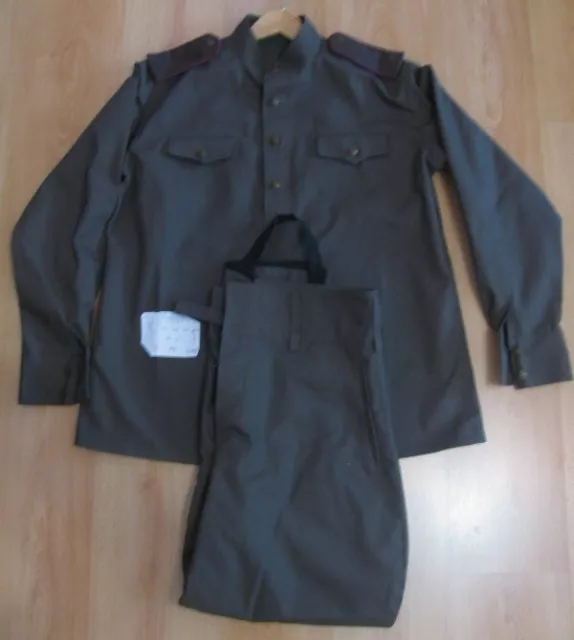 WW2 Ussr Red Army soldiers uniform set  Gymnasterka and breeches, Repro