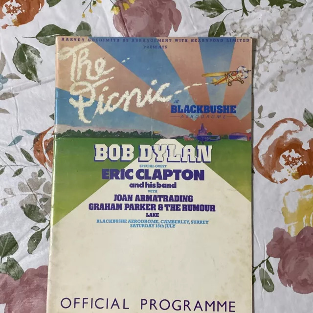 Bob Dylan/Eric Clapton and others Picnic at black bushe 1978