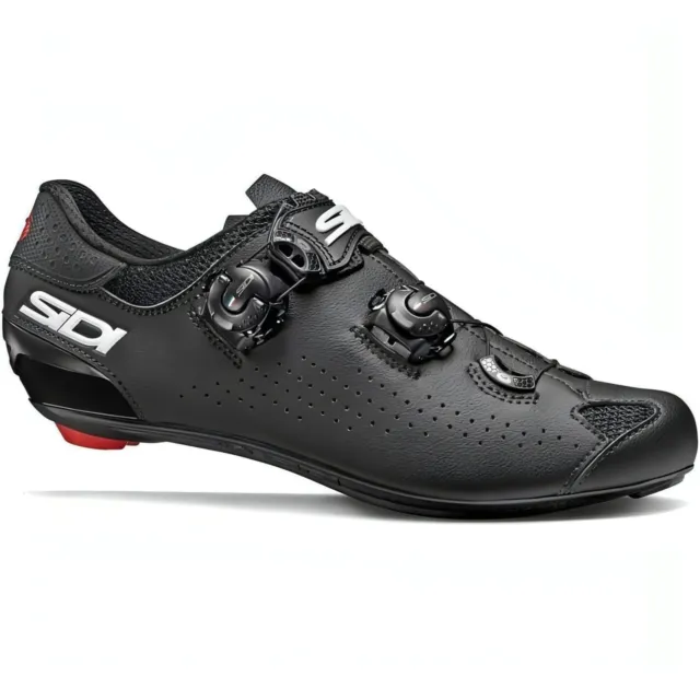 Sidi Mens Genius 10 Road Cycling Shoes Trainers Sports Comfort - Black