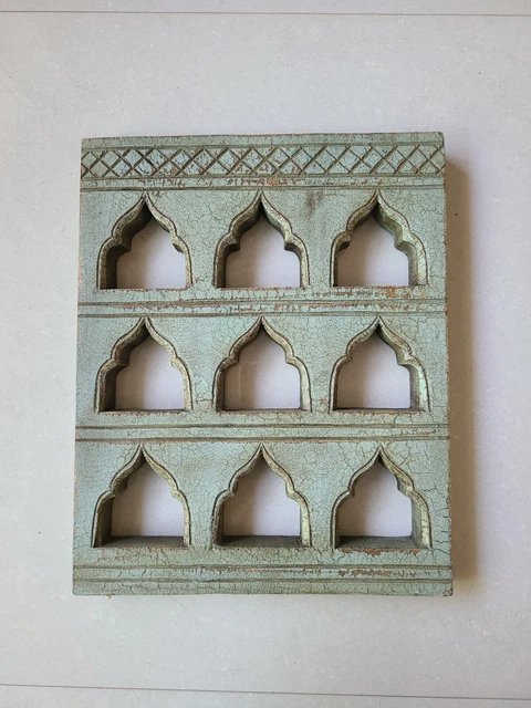 Antique finish handcrafted Wooden old Indian style wall hanging Frame jarokha