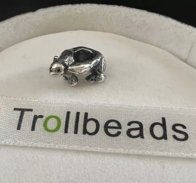 Authentic Trollbeads MINK Retired charm/bead~925S LAA