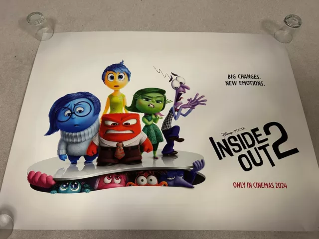 INSIDE OUT 2 - 30”x40” Cinema Quad Poster / Dbl Sided / Pixar £5.00 ...