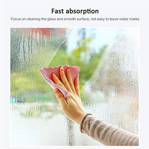 LELEBEAR 10 Pack Nanoscale Cleaning Cloth, Streak-Free Miracle Cleaning... 7