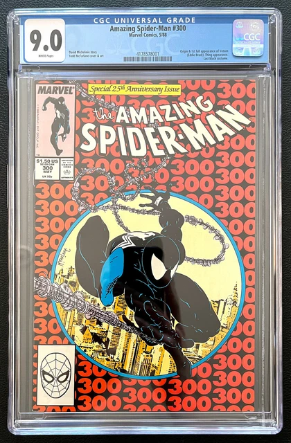 Amazing Spider-Man #300 (1988) Cgc 9.0 White Pages 1St Full Appearance Of Venom