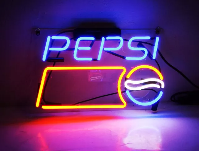 Pepsi Cola Neon Light Sign 14x9 Lamp Store Bar Wall Decor Party