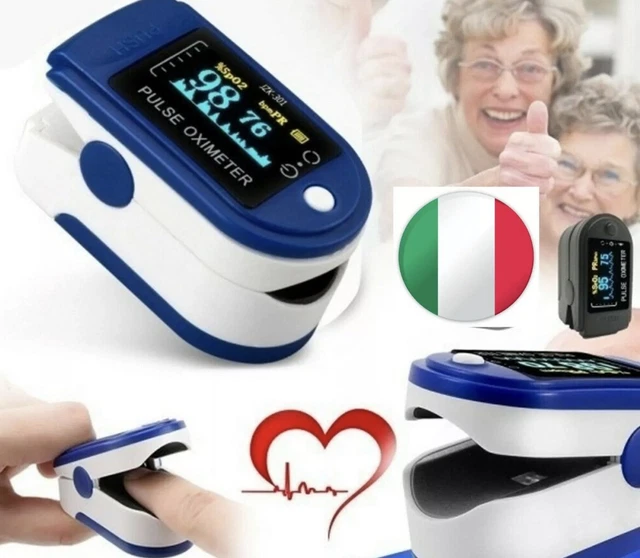 Pulsossimetro Da Dito | Schermo LCD | Frequenza Cardiaca E Grafico A Barre Pediatrico Px 03 Mobiclinic