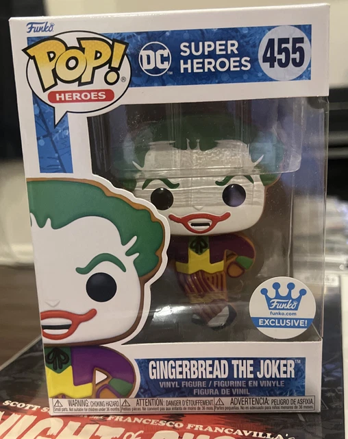 Funko POP! DC Super Heroes: Gingerbread The Joker #455 - Funko Shop Exclusive
