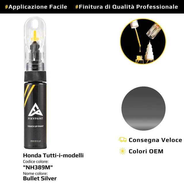 G PRIE Vernice Per Auto Kit Stilo Di Ritocco Per Seat L9DG Dark - 6