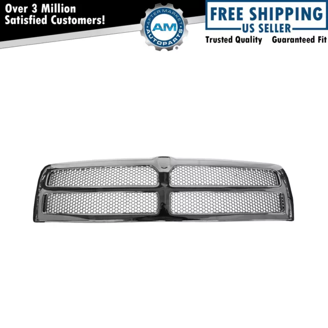 Grille Grill Chrome Front End for Dodge Ram 1500 2500 3500