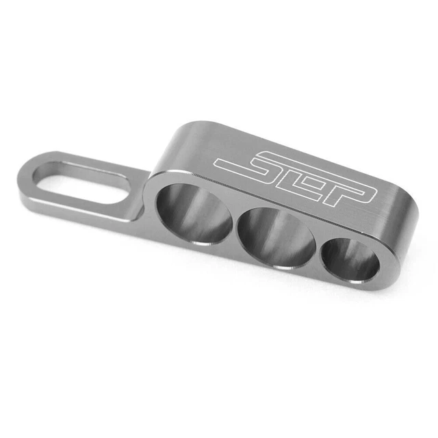 per 6 mm supporto universale moto tre tubi stent tubo olio esausto titanio fisso
