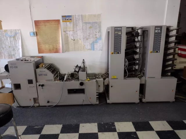STANDARD/HORIZON MC-80 COLLATOR  BOOKLETMAKER TRIMMER duplo bourg stitcher