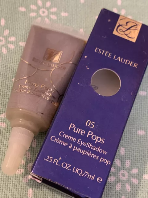 Estée Lauder 05 Blue Joy Pure Pops Cream Eyeshadow Full Size Discontinued New