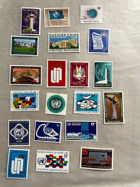 United Nations Stamps  LOT OF 20