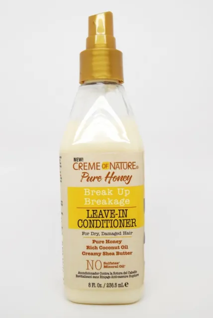 Acondicionador Creme of Nature Pure Honey Break Up Breakage - 8 fl oz
