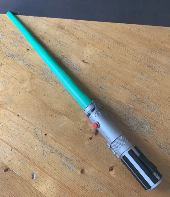 Star Wars Green Lightsaber Toy - 2004 - Hasbro