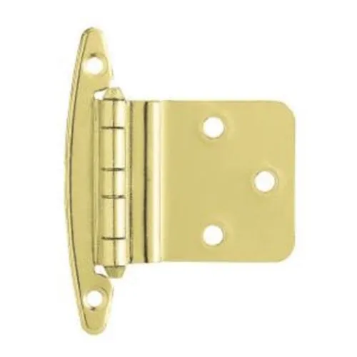 Brass 3/8" Cabinet Hinges Without Spring H00930 (Pair)