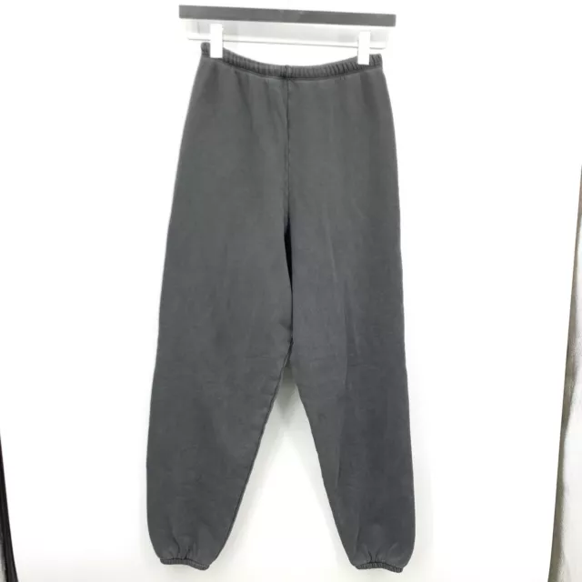 Joah Brown Women Size XS Small Sweatpants Oversized Joggers Gray Washed Black