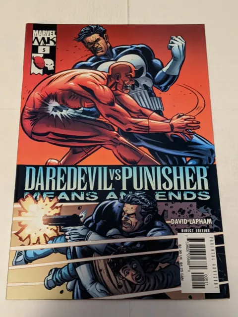 Daredevil Vs Punisher Means And Ends #5 December 2005 Marvel Comics