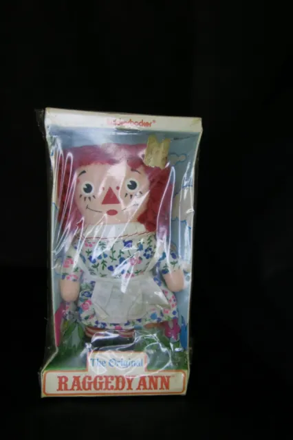 Knickerbocker The Original Raggedy Ann Cloth Doll Style#0017, 6"Tall, New In Box