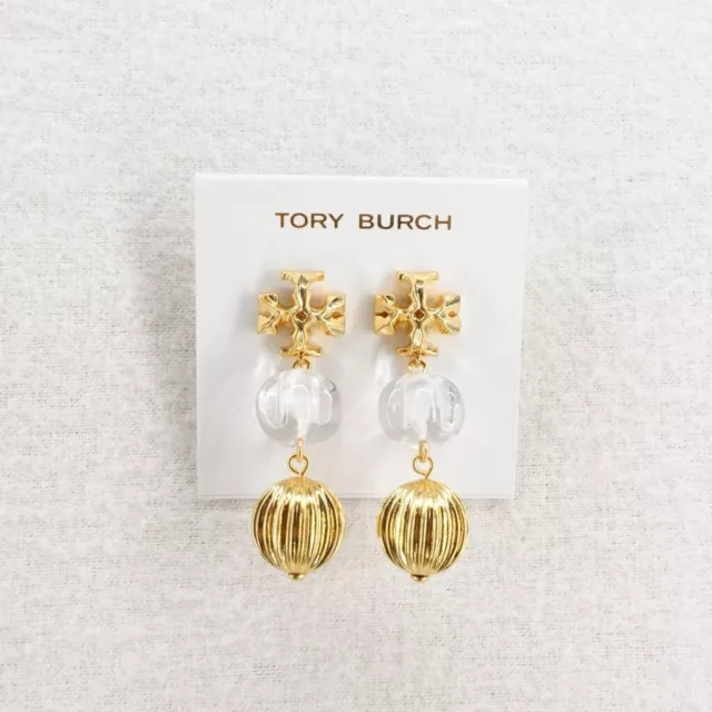 Tory Burch Women's Roxanne Small Double Drop Earrings Gold OS