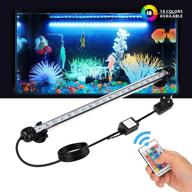 LED Aquarium Light, Multi-Color Waterproof RGB Fish Tank Light