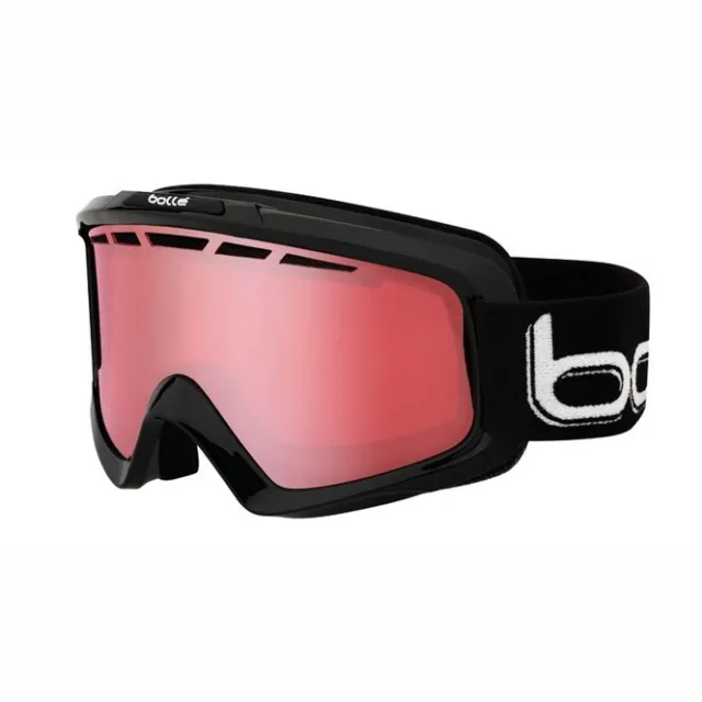 Bolle Nova II ski goggles. Unisex. Medium/Large. Matte Black/Vermillon Gun. New.