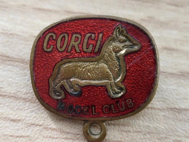 Insigne émaillé Original Corgi Model Club - Années 60 - 22x22 Mm - Fattorini & Son