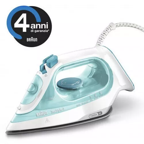 Braun Texstyle 3 Si 3041 Turquoise Fer à Vapeur 2800W Brosse Superceramica