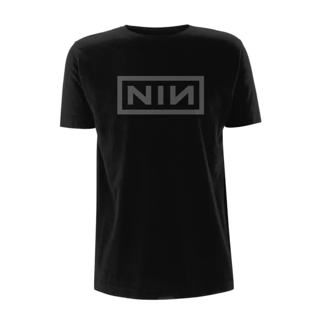 NINE INCH NAILS - CLASSIC GREY LOGO BLACK T-Shirt XX-Large