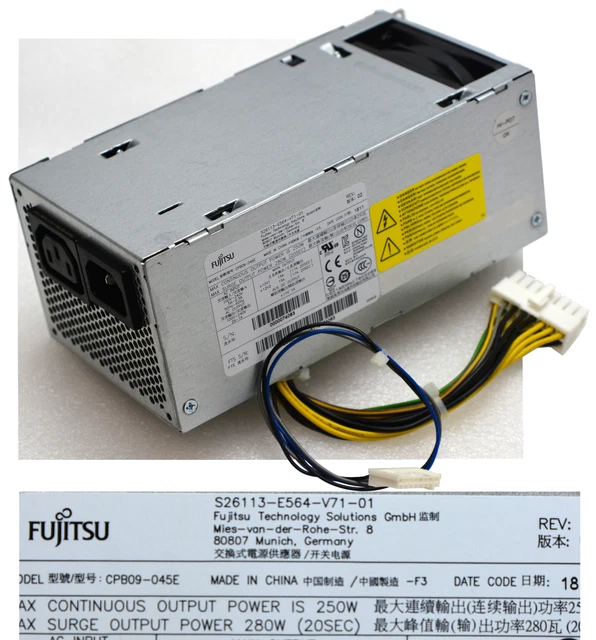 Alimentation Fujitsu S26113-E544-V70-02 REV 04 – 700W – Occasion