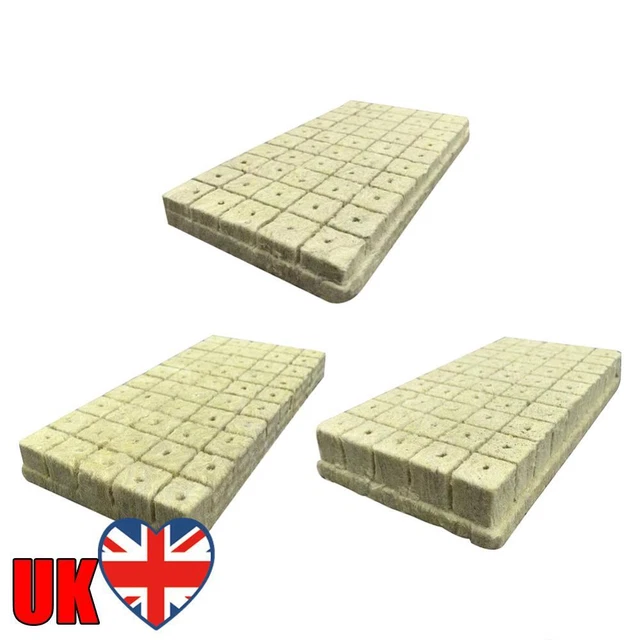 Cubi In Lana Di Roccia Per Coltivazione Idroponica - Starter Per Talee E Semi, Senza Terriccio, Ideale Per Piante E Orti Indoor - Foto 9