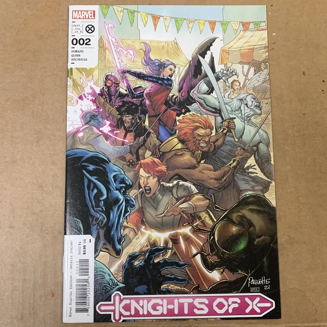Knights of X #2 2022 Unread Yanick Paquette Main Cover Marvel Comic Book Howard