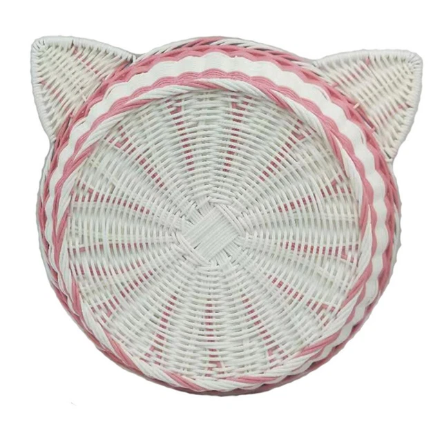 1Pc cat house pet warm house Summer Creative Pet Kennels Rattan Kennels Hundeka