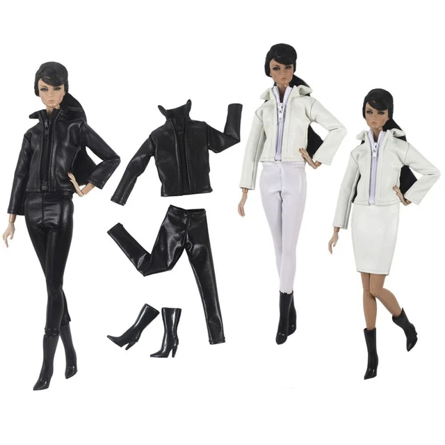 Casual Wear Plush Coat Pants Fashion Winter Wear Dresses  29~32cm Doll