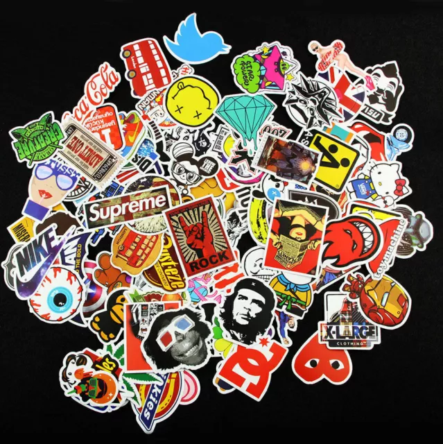 200 Random Vinyl Decal Graffiti Sticker Bomb Cool Skate Laptop PVC Stickers