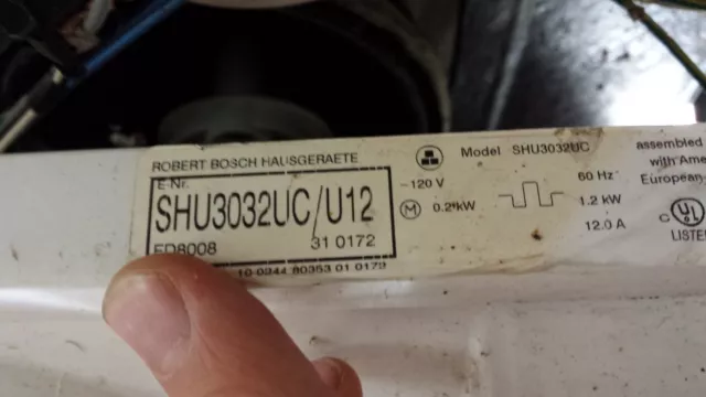 Bosch Dishwasher Parts SHU3032UC