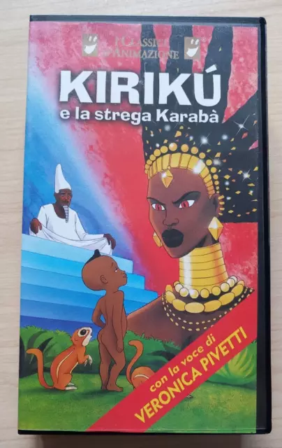 KIRIKU' E LA STREGA DI KARABA' - VHS   Spedizione Gratis