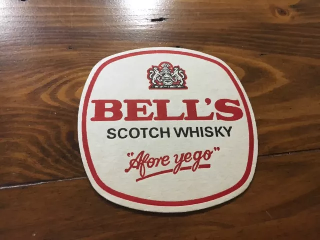Collectable drink coaster "BELL’S SCOTCH WHISKY” Preloved Good Condition