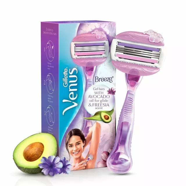 1 confezione di rasoio per depilazione Gillette Venus Breeze da donna