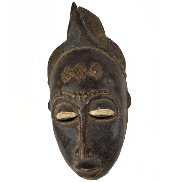 Yaure Baule Portrait Mask Mblo Ivory Coast African Art