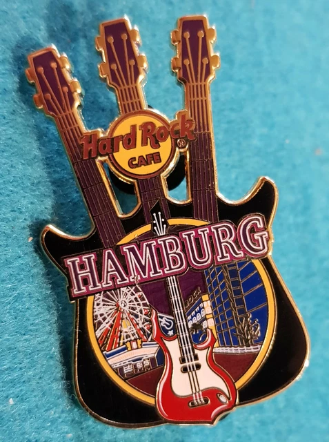 Hard Rock Cafe Hamburg T-shirt Online Kaufen T-SHIRT CHITARRA HAMBURG CITY SERIE V14 FACCIATA RUOTA PANORAMICA Hard