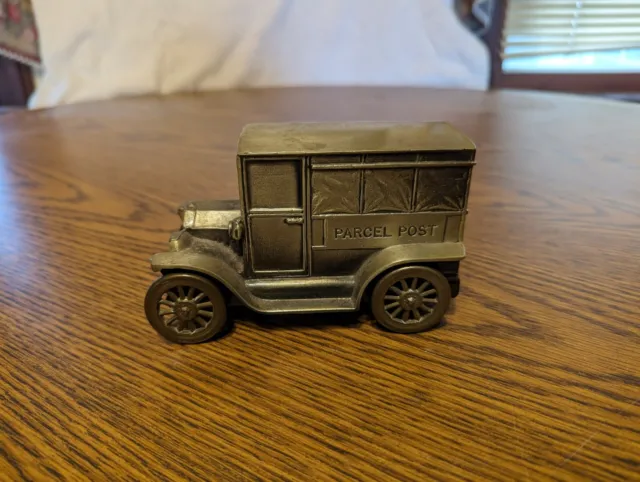 1974 Banthrico US Mail Bank Cast Iron Parcel Post Truck