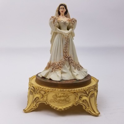 Turner Gone With The Wind Figurine Figure Scarlett's Betrothal NO GLASS DOME