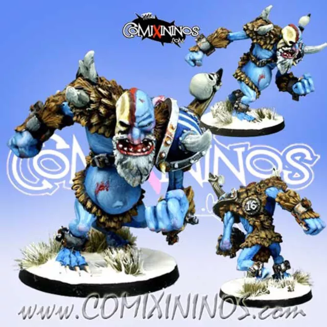 Fantasy Football - RESIN Norse SNOW TROLL Big Guy for Blood Bowl - Meiko