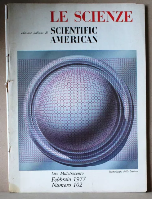 Le scienze febbraio 1977 - 102  - edizione italiana di Scientific American