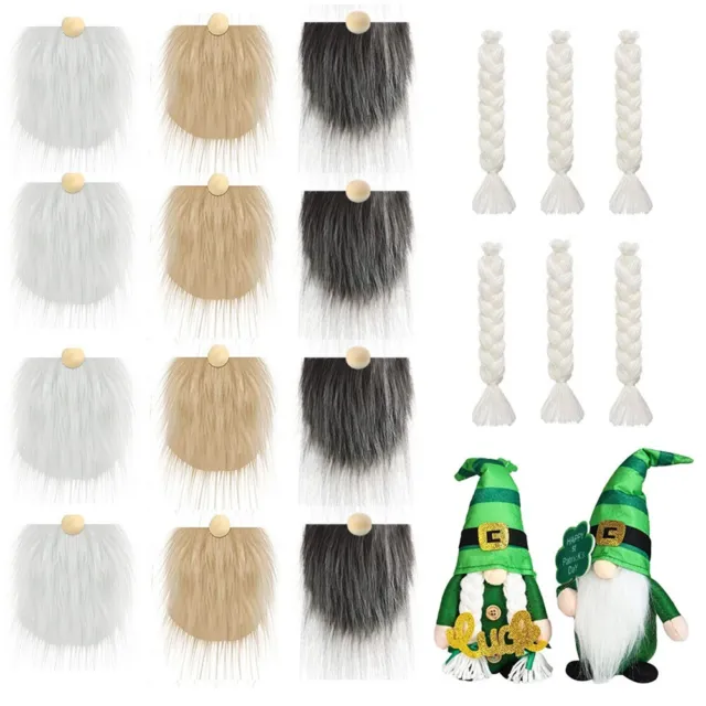 Gnome Bart Kit Handgefertigt Party -Cosplays Weihnachtsschmuck Komfortabel