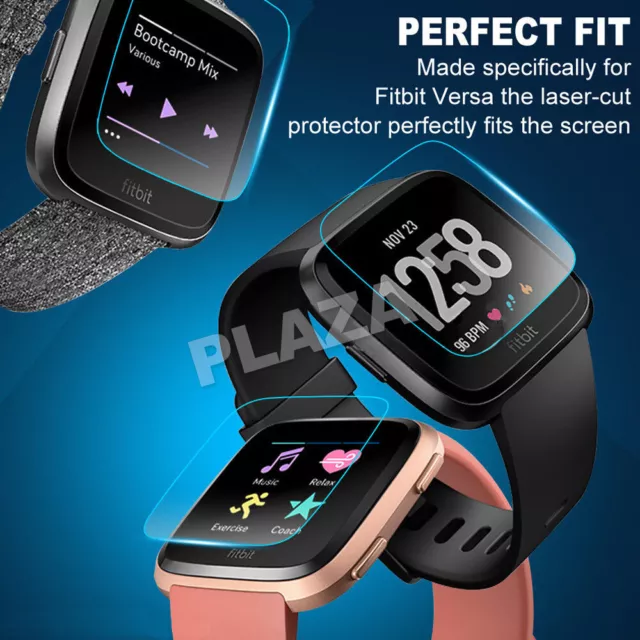 2x/4x/6x Tempered Glass Screen Protector For Fitbit Versa/ Versa Lite 2