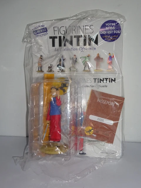 LIVRET SEUL FIGURINES Collection Tintin N°66 / Didi Est Fou EUR 3,50